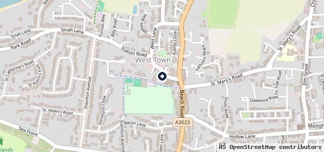 Map showing the location of Herons Autos