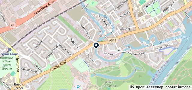 Map showing the location of Eurorepar Car Service UK