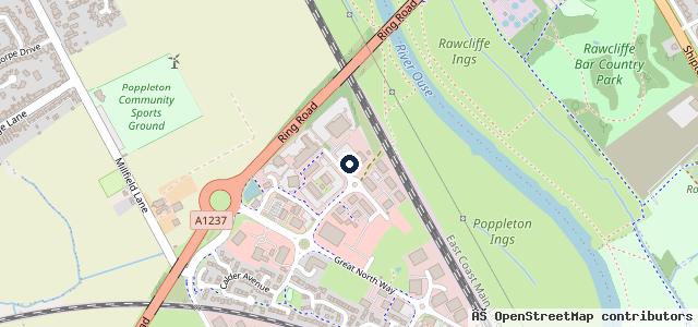 Map showing the location of Ray Chapman Motors York - Volvo Cars