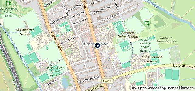 Map showing the location of Hartwell Kidlington Used Car & Van Centre