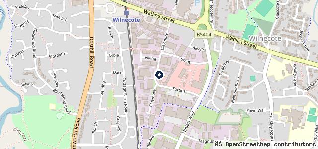 Map showing the location of Motor Vehicle Services (Tamworth) Ltd