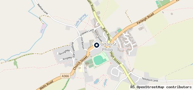 Map showing the location of Bell Hill Garage