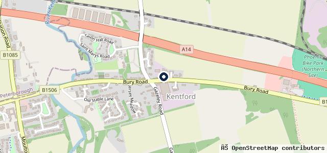 Map showing the location of B15 Bike & Car MOT Centre