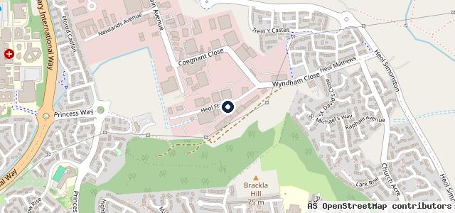 Map showing the location of Peak MOT & Service Centre Ltd