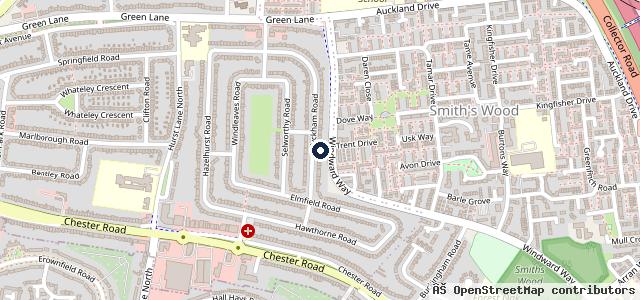 Map showing the location of TFA Mobile