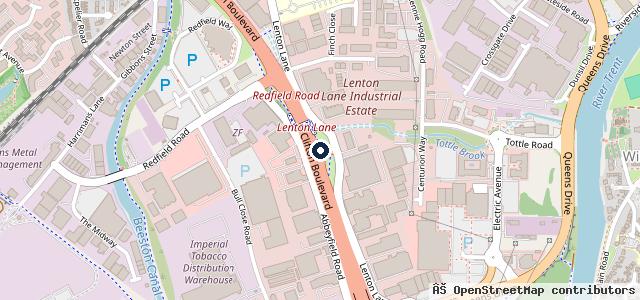 Map showing the location of Vertu Honda Nottingham