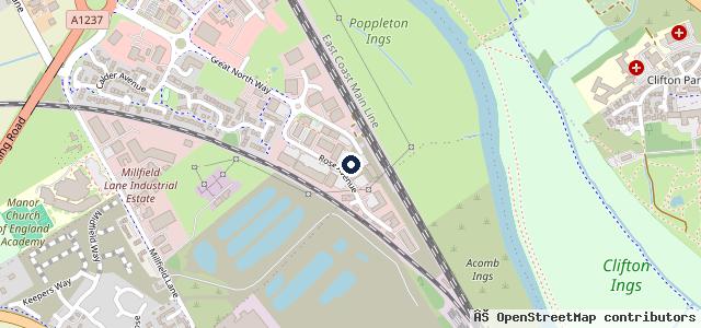 Map showing the location of C&amp;M Auto Service Ltd | York