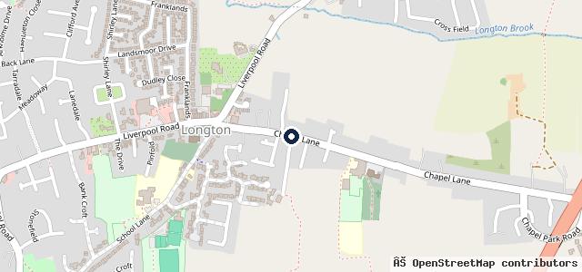 Map showing the location of Chapel Lane Garage Ltd