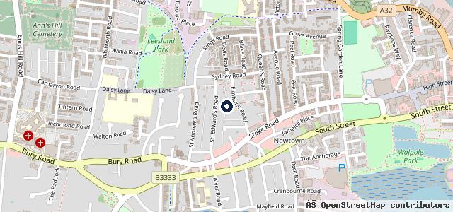 Map showing the location of Dave Coles Garage Gosport Ltd.