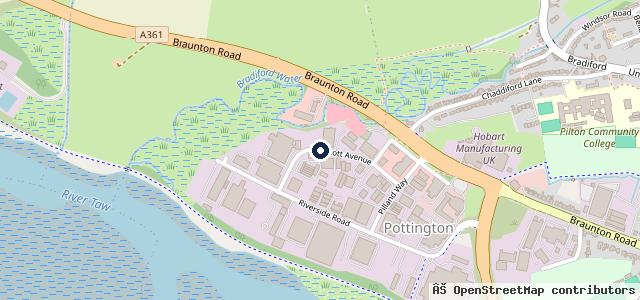 Map showing the location of Devonshire Accident Repair Centre | Barnstaple