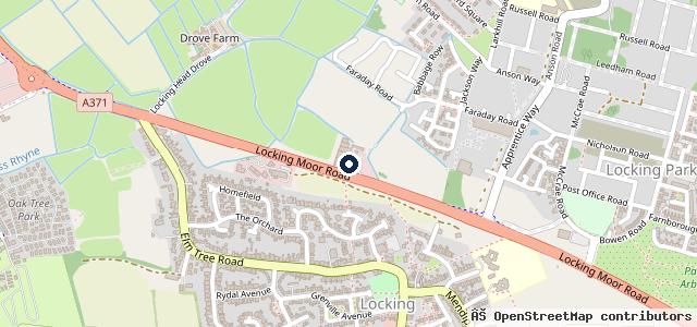 Map showing the location of BT MOT Centre