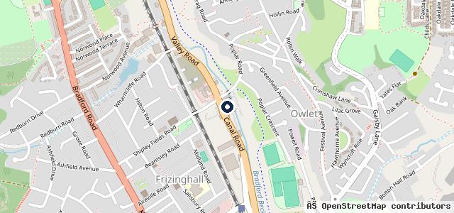 Map showing the location of S & B Autos