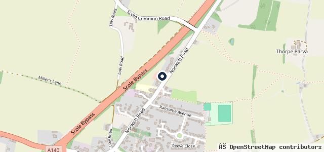 Map showing the location of D C Last Vehicle Sales Ltd