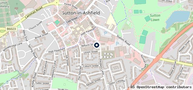Map showing the location of Fix Auto Sutton in Ashfield