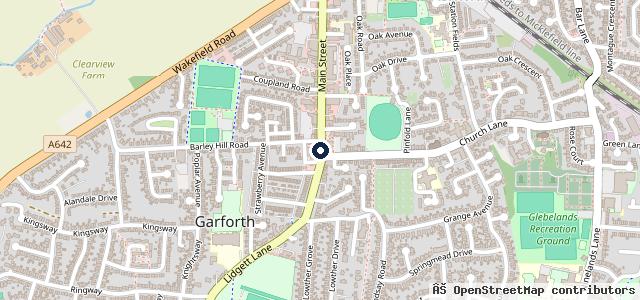 Map showing the location of Leeds smart repairs