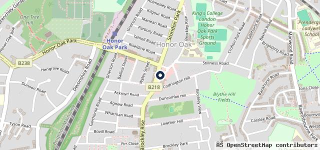 Map showing the location of Brockley Rise MOT Ltd | London
