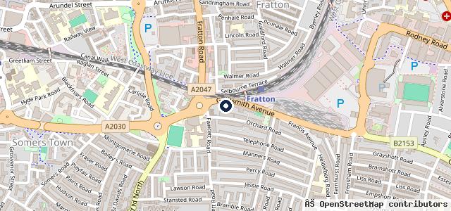Map showing the location of Godden Motor Services Ltd