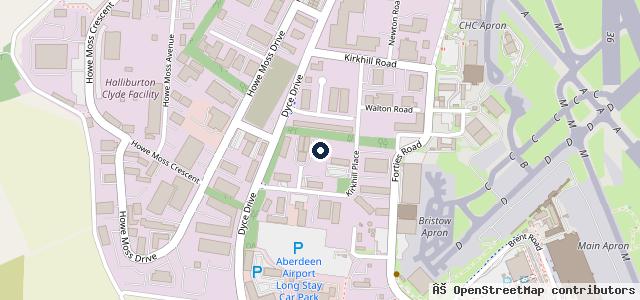 Map showing the location of Kirkhill Auto Services | Aberdeen