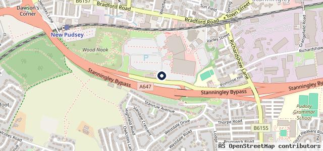 Map showing the location of IMO Car Wash