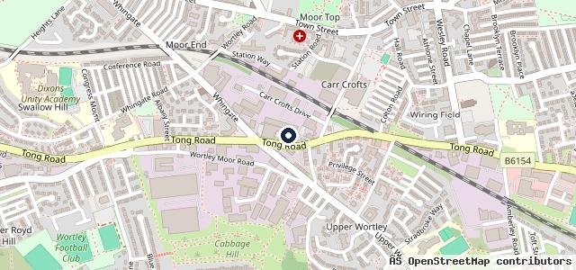 Map showing the location of T & M Autocare