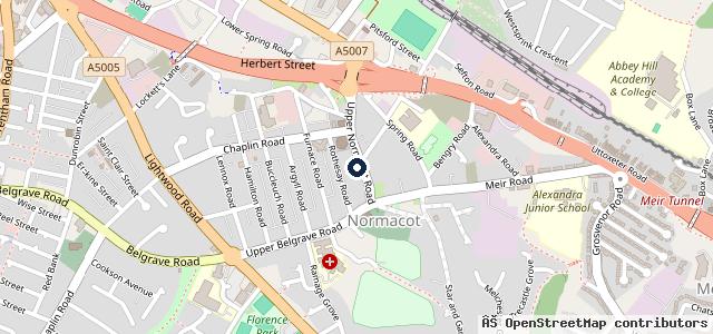 Map showing the location of Fred Holdcroft Ltd