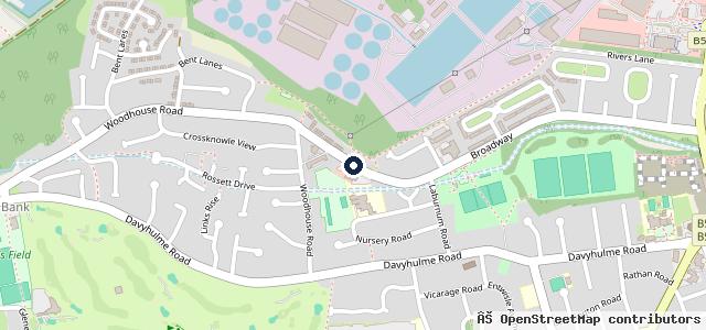 Map showing the location of Broadway Service Station - Penny on the Move