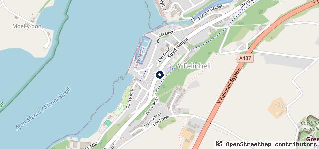Map showing the location of Central Garage
