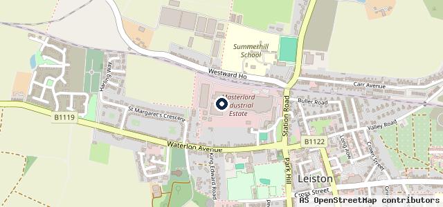 Map showing the location of Appleton Engineering | Leiston