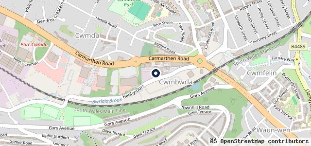 Map showing the location of JT's Motorcycles | Swansea