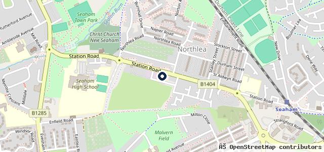 Map showing the location of Kingfisher Garage