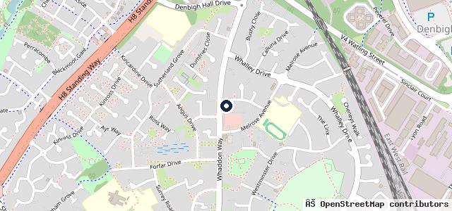 Map showing the location of M K T and B Centre Ltd