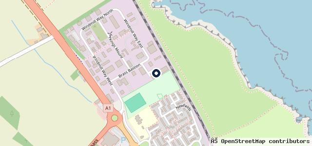 Map showing the location of Ramparts