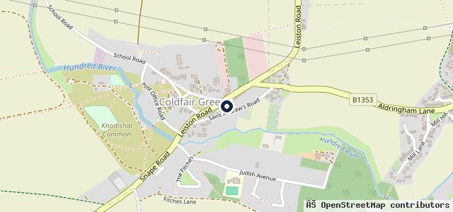 Map showing the location of Crisps Paramount Garage Ltd | Saxmundham