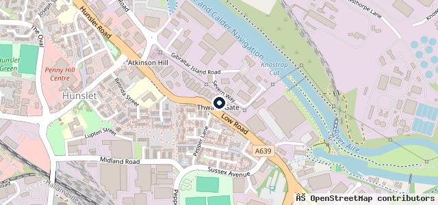 Map showing the location of Hunslet Light Commercials Ltd