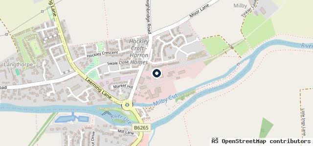 Map showing the location of T H R Autos