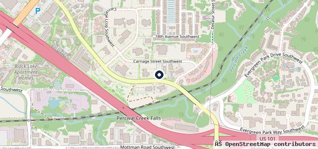 Map showing the location of Capital Collision Center