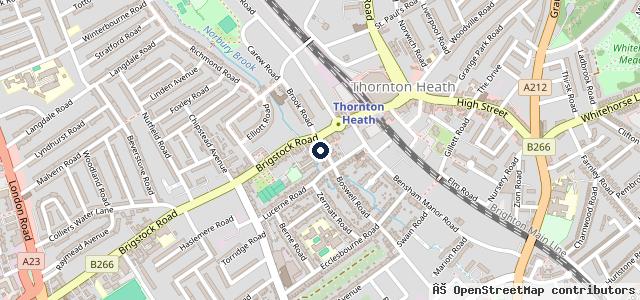 Map showing the location of AMC MOT Centre