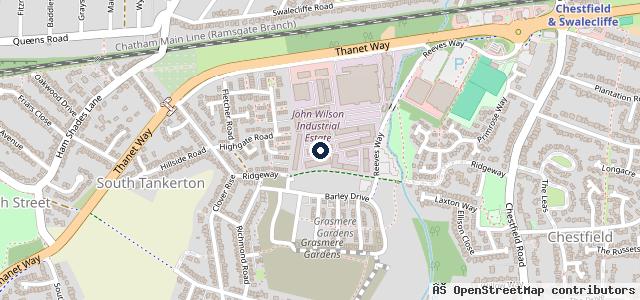 Map showing the location of AAK Auto Service & Paint Shop