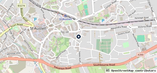 Map showing the location of Beech Motors