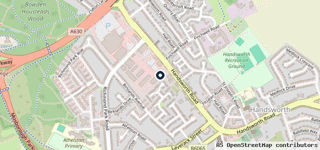 Map showing the location of CarSupermarket.com Sheffield