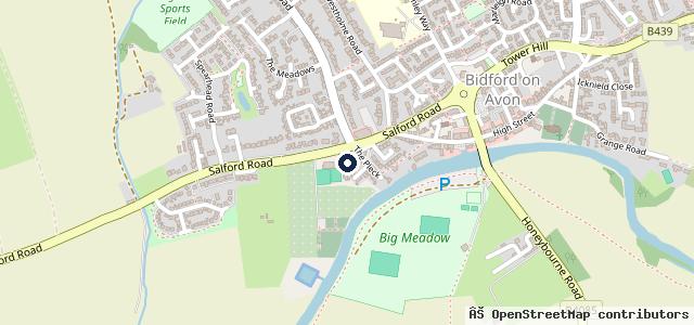 Map showing the location of 1 Bidford Motor Co