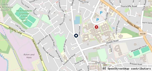 Map showing the location of Mototech uk ltd | MOT Testing in Dewsbury