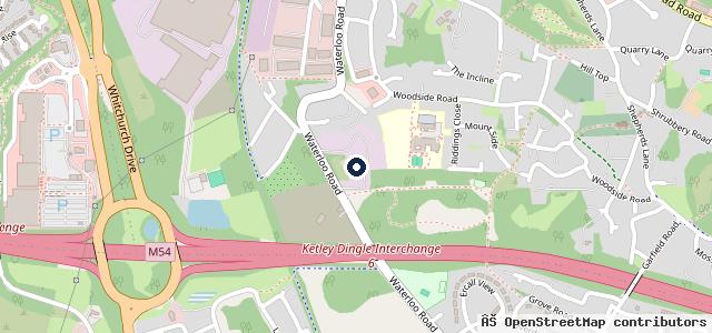 Map showing the location of D.Williams&DaughtersLTD Recovery Repairs Mot's and welding