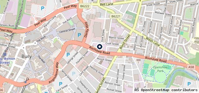 Map showing the location of D & J Auto