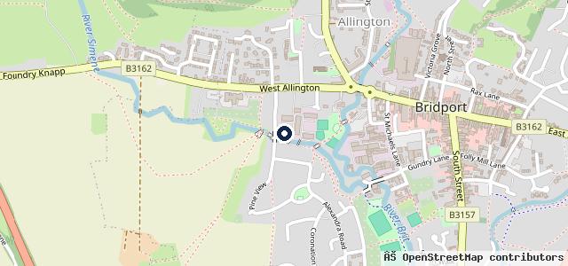 Map showing the location of Motorcare | Bridport
