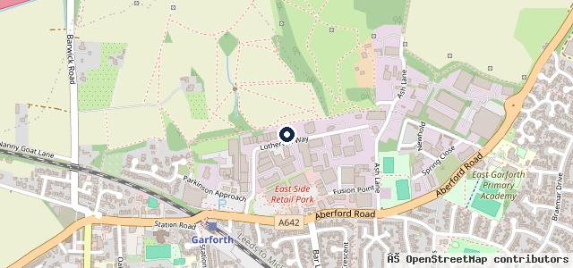 Map showing the location of Robert J Ward