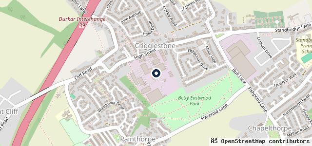 Map showing the location of Riverside Paint & Body Centre