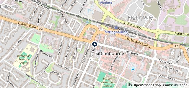 Map showing the location of Swale Automotive Services