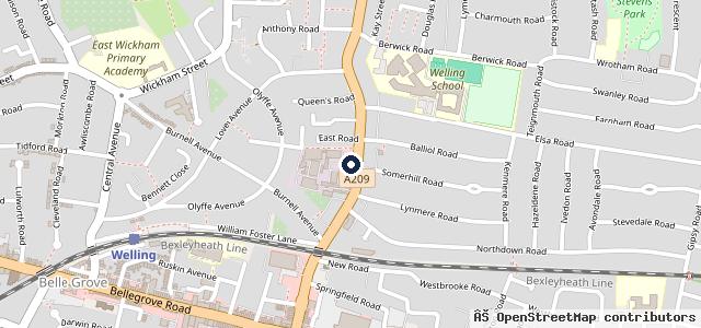 Map showing the location of Big M Auto