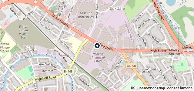 Map showing the location of Bilston Clutch & Autocare Garage
